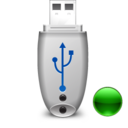 Media flash usbpendrive mount icon
