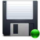 Media floppy mount icon