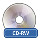 Media optical cd rw icon