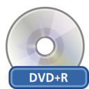 Media optical dvd plus icon