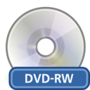 Media optical dvd rw icon