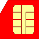 Media sim card icon