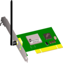 Network card wireless icon
