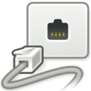 Network wired icon