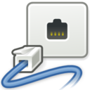 Network wired icon