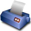 Printer dot matrix icon