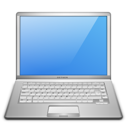 Computer laptop icon 256x256