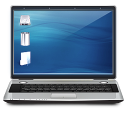Computer laptop icon 256x256