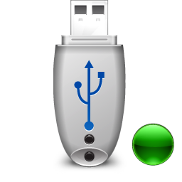 Media flash usbpendrive mount icon 256x256