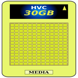 Media holographic versatile card icon 256x256