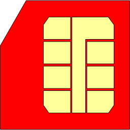 Media sim card icon 256x256