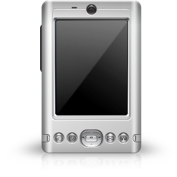 Pda black icon 256x256