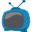Video televison blue icon 32x32