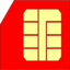 Media sim card icon 64x64