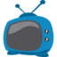 Video televison blue icon 64x64