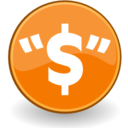 Emblem advertisement dollar icon