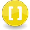 Emblem brackets icon