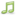 Emblem music icon 16x16