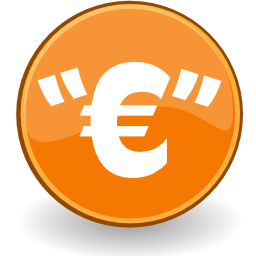 Emblem advertisement euro icon 256x256