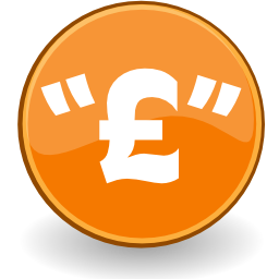Emblem advertisement pound icon 256x256