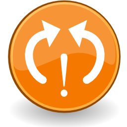 Emblem conflicting icon 256x256