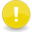 Emblem important yellow icon 32x32
