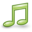 Emblem music icon 32x32