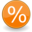 Emblem percentage icon 32x32