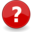 Emblem question red icon 32x32