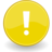 Emblem important yellow icon 48x48