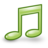 Emblem music icon 48x48