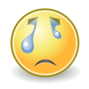 Face crying icon