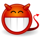 Face devilish icon