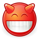 Face devilish icon