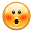 Face embarrassed icon