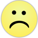 Face sad icon