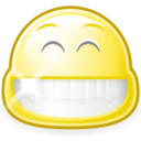 Face smile big icon