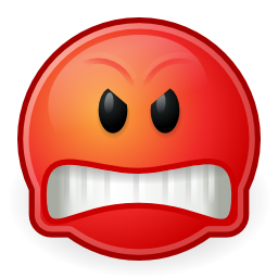 Face angry icon 256x256