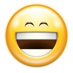 Face laugh icon 256x256