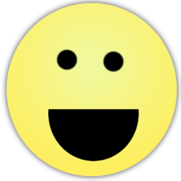 Face smile big icon 256x256