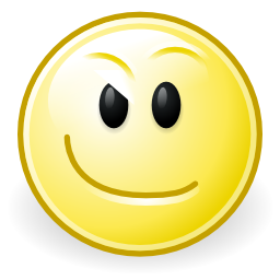 Face smirk icon 256x256