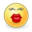 Face kiss icon 32x32