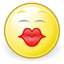 Face kiss icon 64x64
