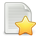 Text credits icon