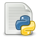 Text python icon