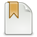 User bookmarks icon