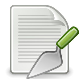 Text makefile icon 256x256