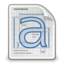 Application font ttf icon 64x64