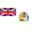 Flag british antarctic territory icon 32x32