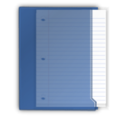 Folder blue icon
